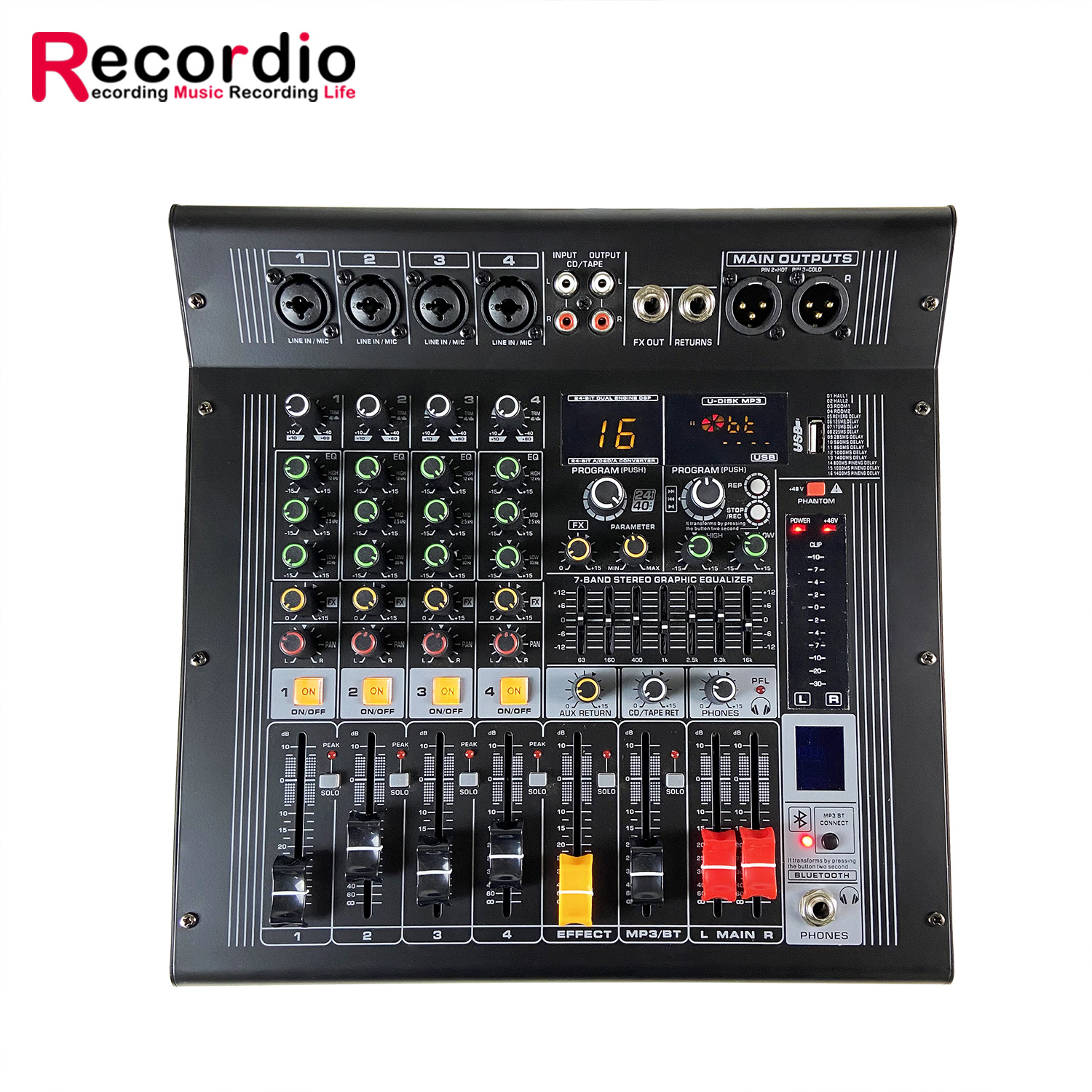 Mix Audio Music - GAX-EX4 Professional Digital Mixing Console Dj