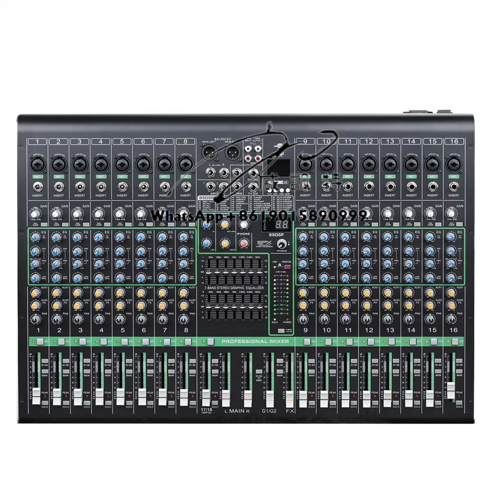 Mix Audio Music - GAX-XS16 Professional 16 Channel Blueteeth Digital