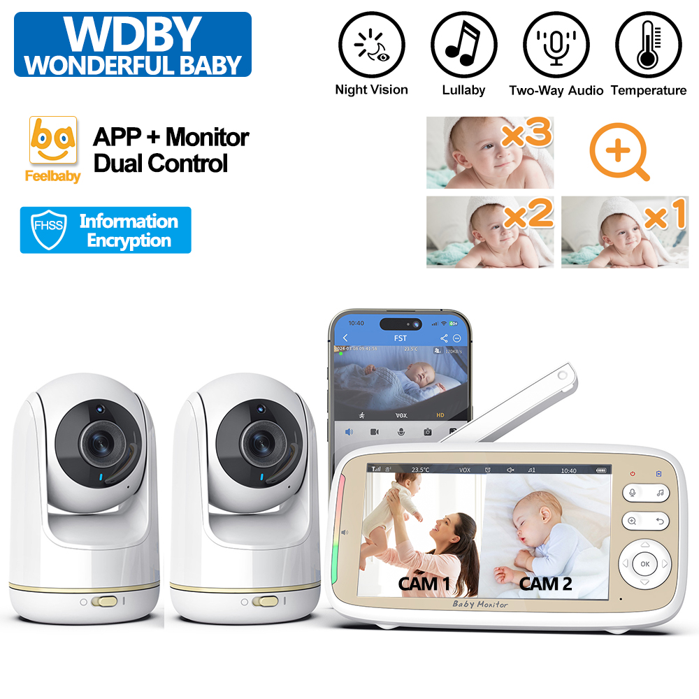 VB803 PRO Baby Monitor with 2p - مراجعة Audio Music For Video وسعره