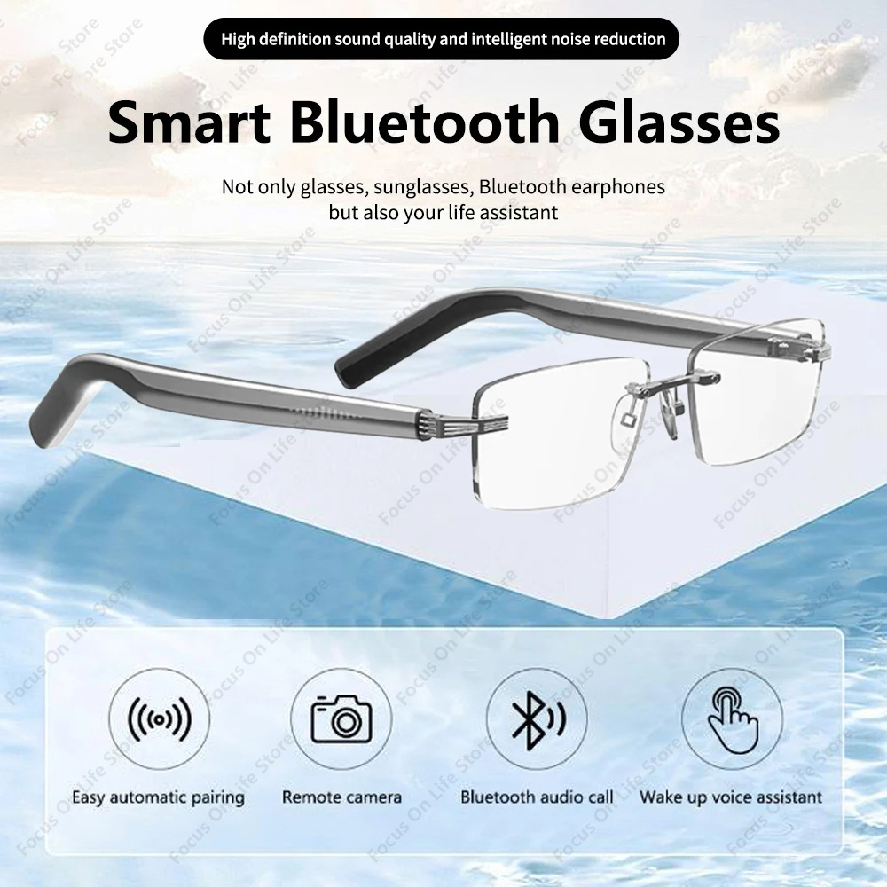 Smart Bluetooth Glasses Wirele - مراجعة Mix Audio Music وسعره