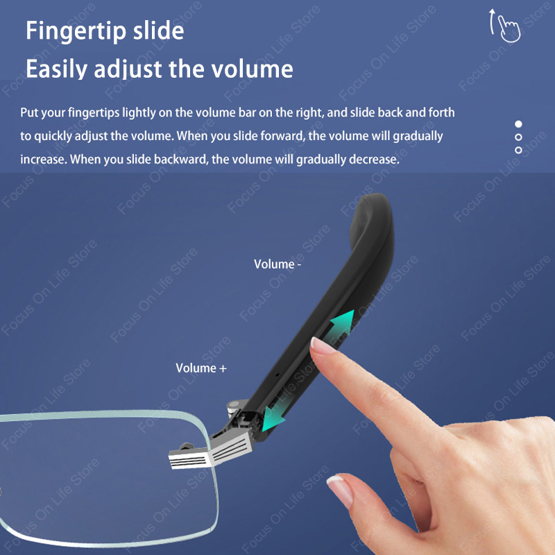 Smart Bluetooth Glasses Wirele - مراجعة Mix Audio Music وسعره