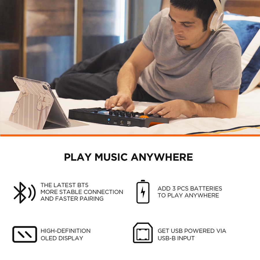 Keyboard MIDI Controller With  - مراجعة Midi Controller Pad وسعره