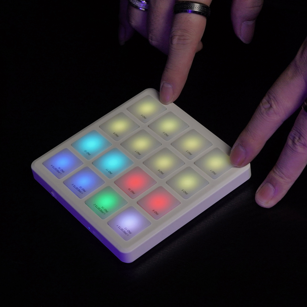 M-VAVE SK-16 SMC-PAD Wireless  - مراجعة Midi Controller Pad وسعره