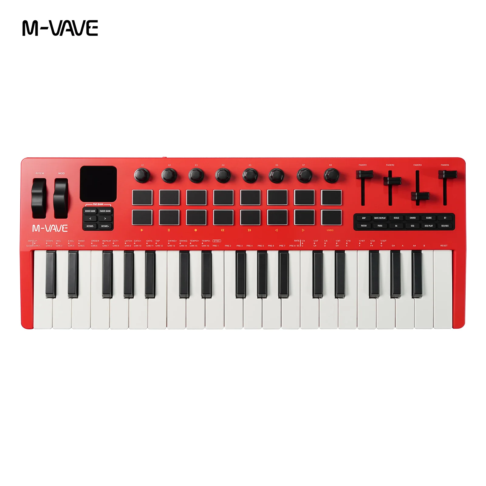 M-VAVE SMK-37 PRO Keyboard MID - مراجعة Midi Controller Pad وسعره