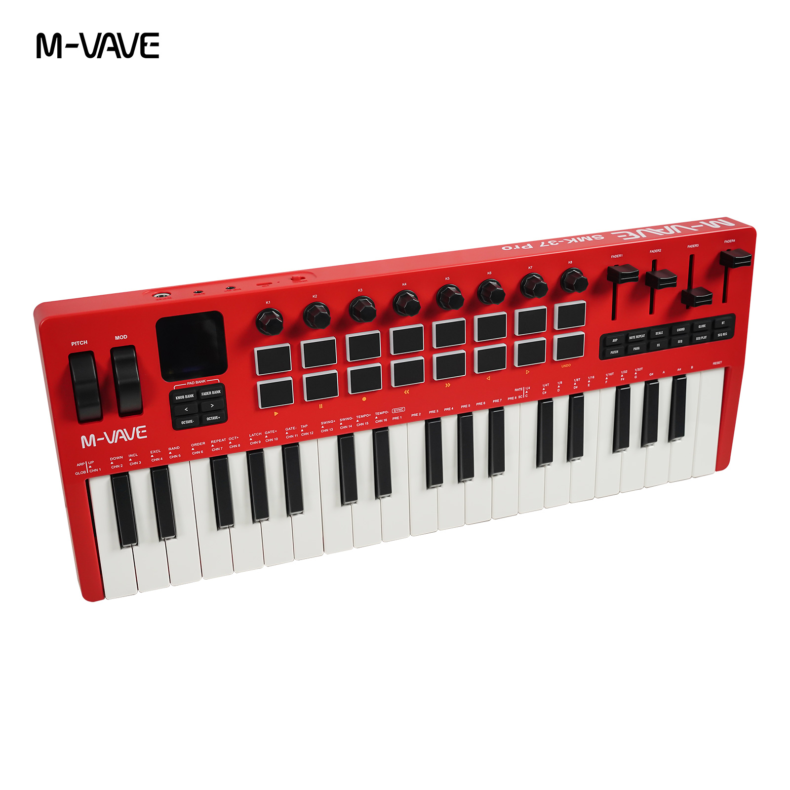 M-VAVE SMK-37 PRO Keyboard MID - مراجعة Midi Controller Pad وسعره