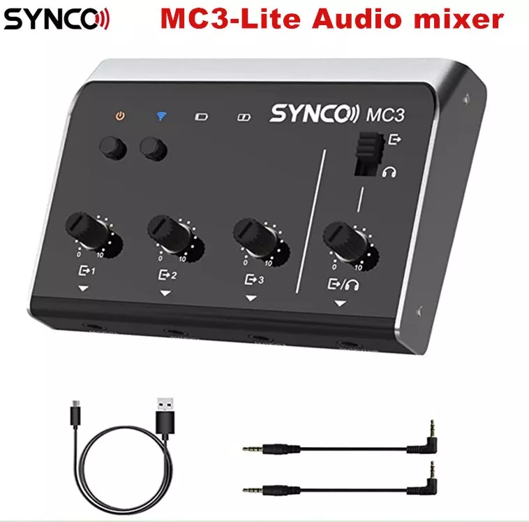 Synco MC3 Lite Audio Mixer 4 C - مراجعة Audio Music For Video وسعره