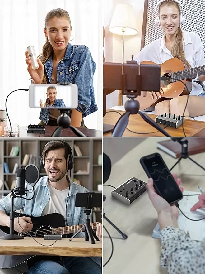 Synco MC3 Lite Audio Mixer 4 C - مراجعة Audio Music For Video وسعره