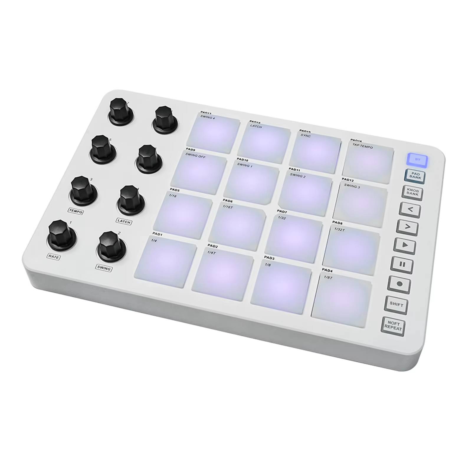M-VAVE SMC-PAD White MIDI Cont - مراجعة Midi Controller Pad وسعره