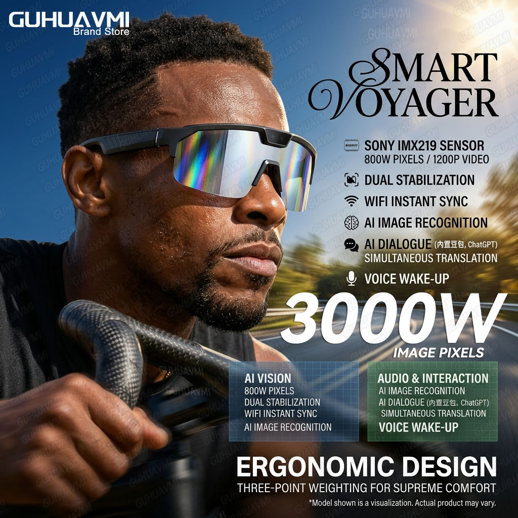Photochromic Smart Glasses 120 - مراجعة Mix Audio Music وسعره