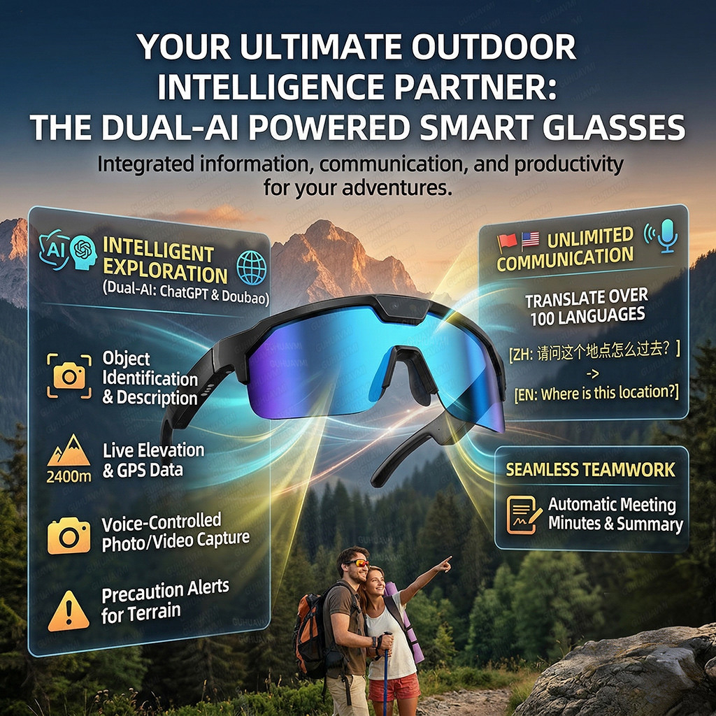 Photochromic Smart Glasses 120 - مراجعة Mix Audio Music وسعره