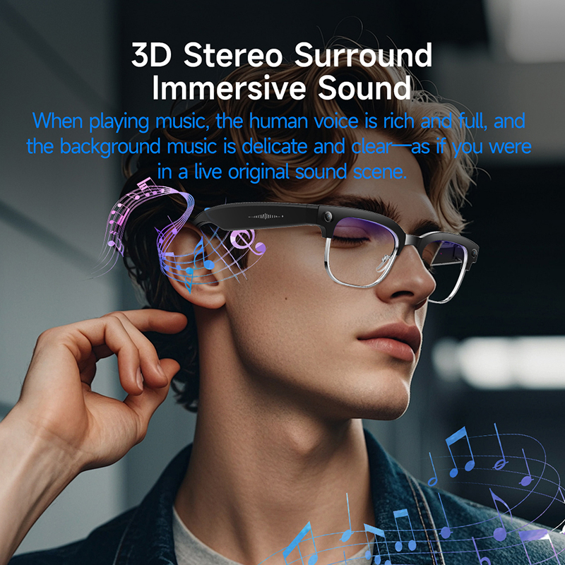 Smart Camera Glasses Photo and - مراجعة Audio Music For Video وسعره