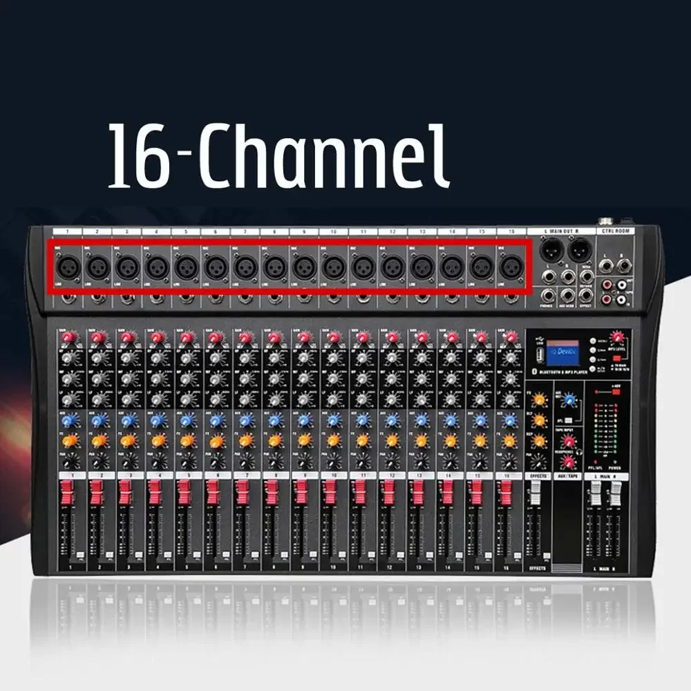 16 Channel Audio Mixer 6 Music - مراجعة Mix Audio Music وسعره
