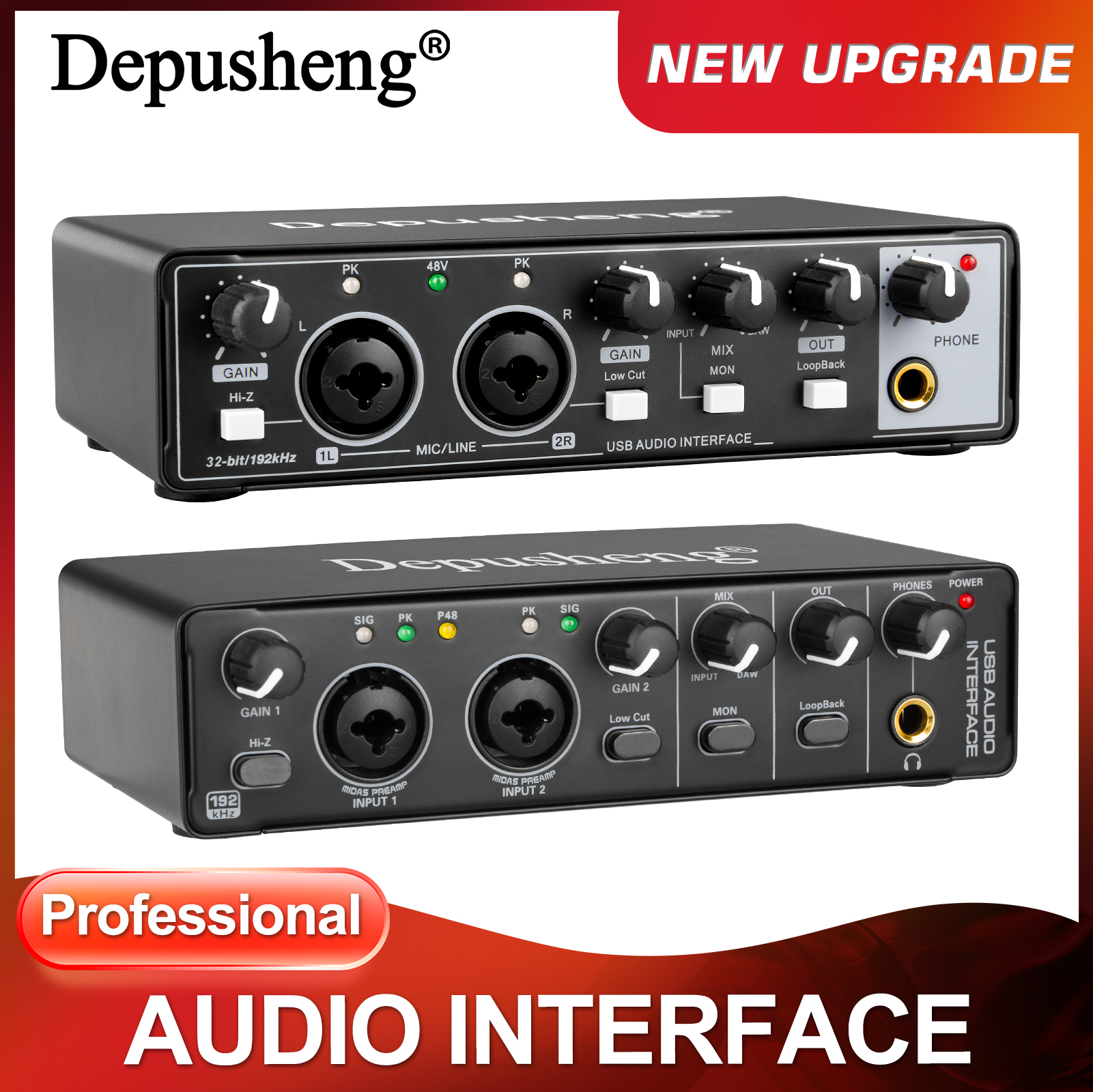 Audio Interface Portable Sound - مراجعة Audio And Music Mixer وسعره