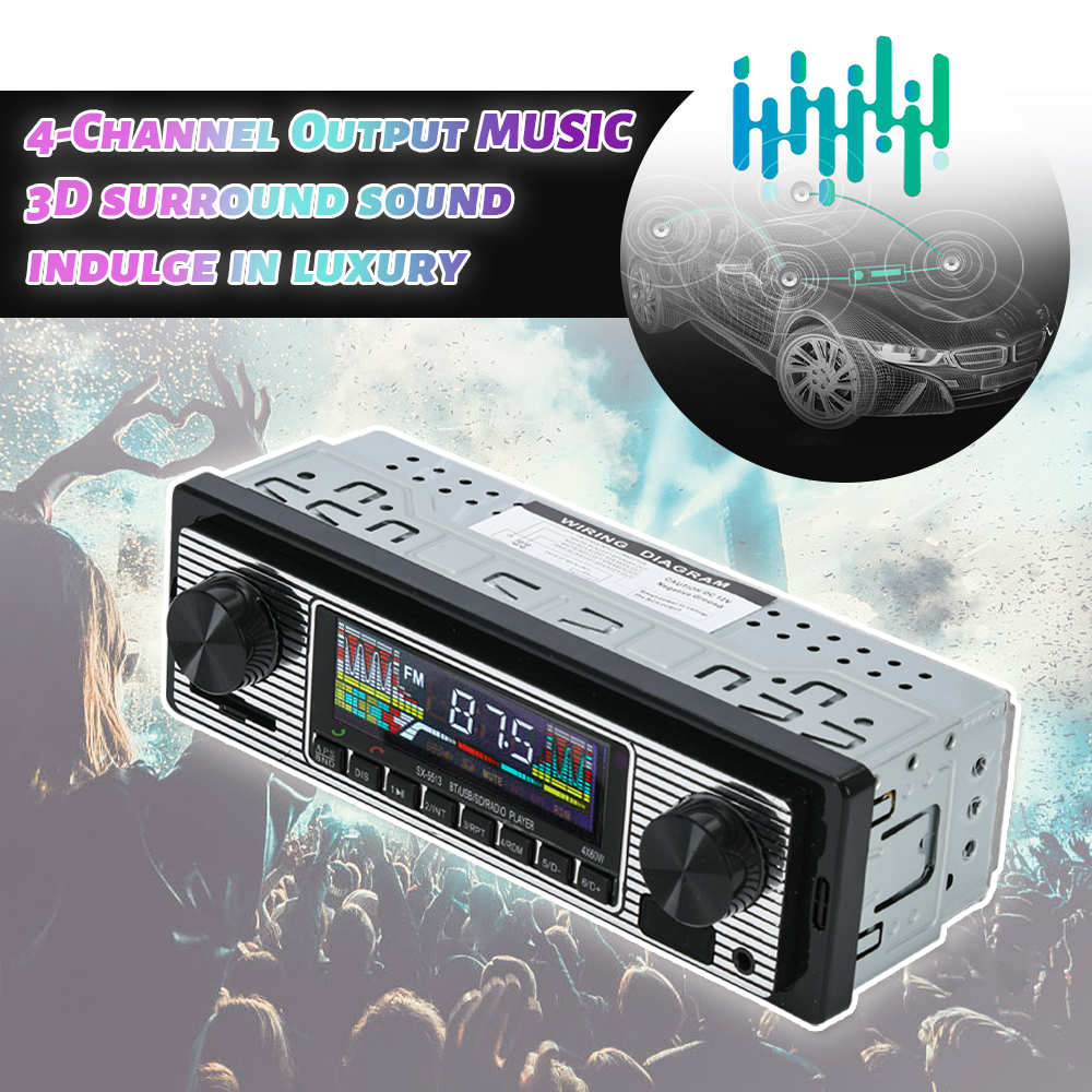 Vintage Car Radio Vehicle Inte - مراجعة Audio Music Player وسعره