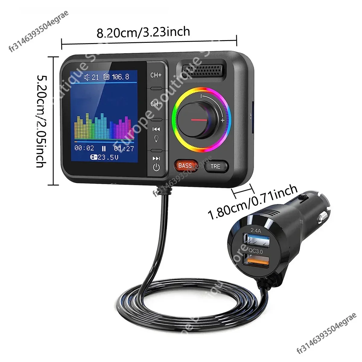 2026 NEW Car Wireless FM Trans - مراجعة Audio Music Player وسعره