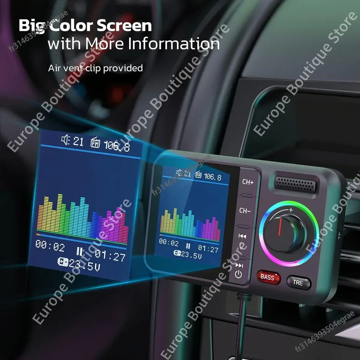 2026 NEW Car Wireless FM Trans - مراجعة Audio Music Player وسعره