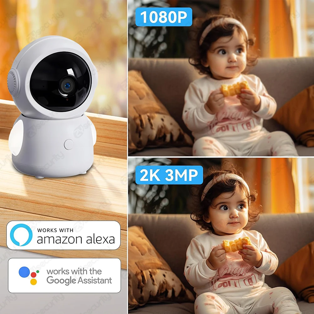 2K WiFi Baby Monitor with Scre - مراجعة Audio Music Track وسعره