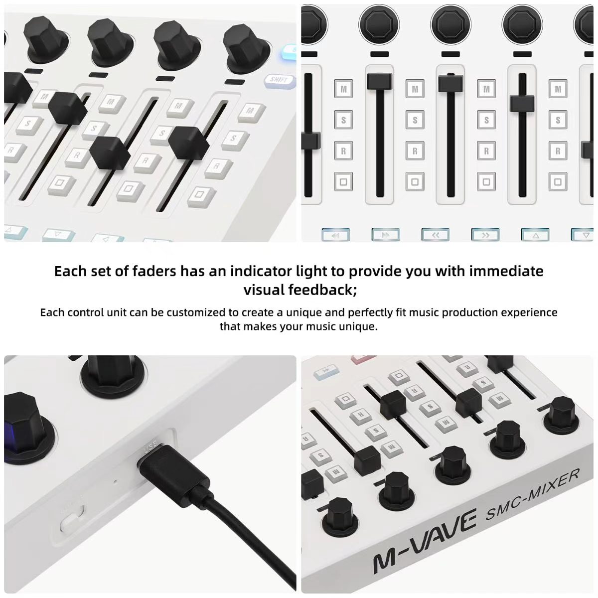 M-VAVE SMC-MIXER Wireless MIDI - مراجعة Midi Controller Pad وسعره
