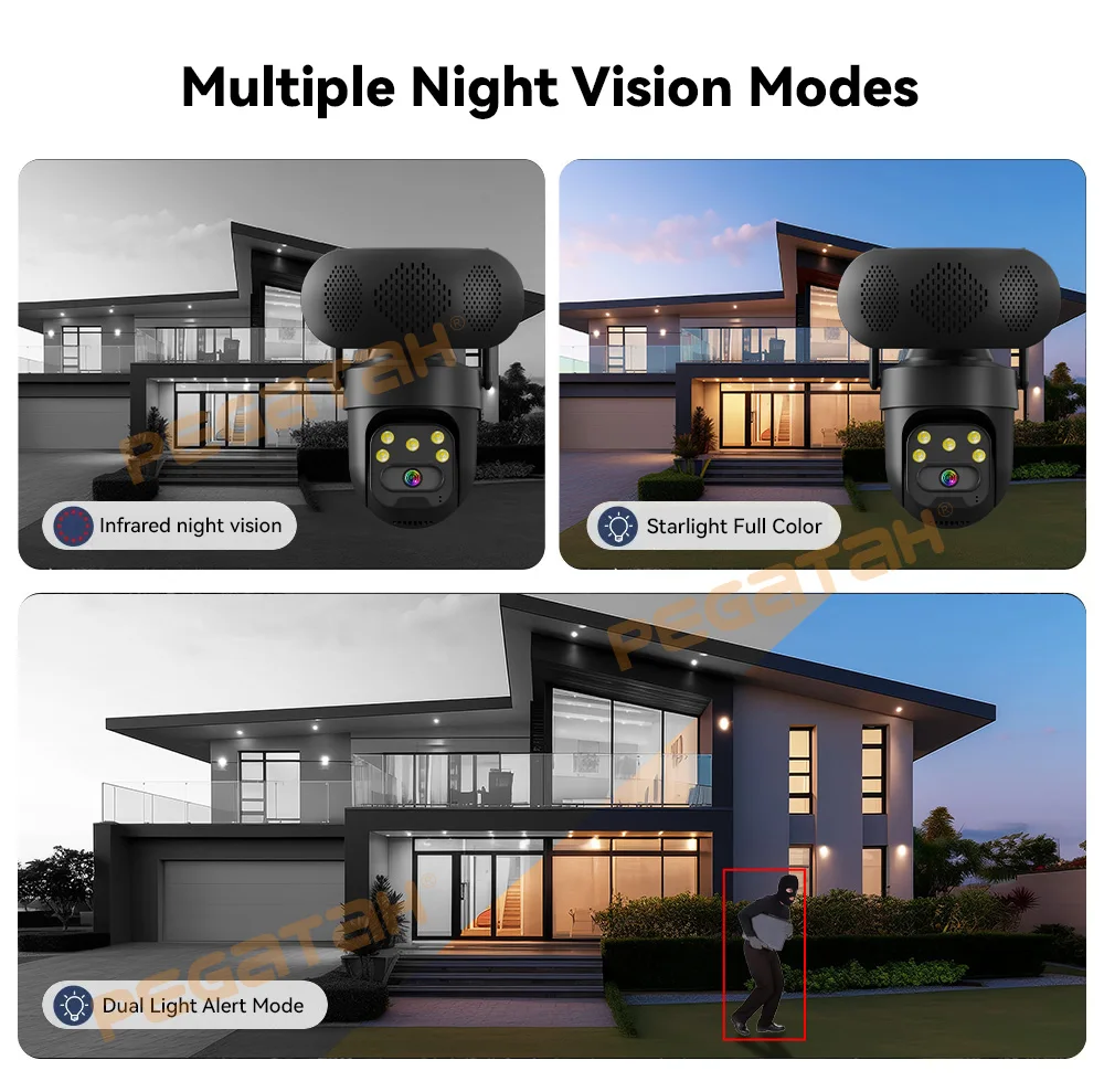 8MP WiFi IP Camera with Music  - مراجعة Audio Music Track وسعره