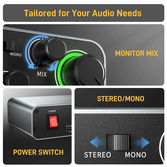MAONO PS22 Professional Audio  - مراجعة Audio And Music Mixer وسعره