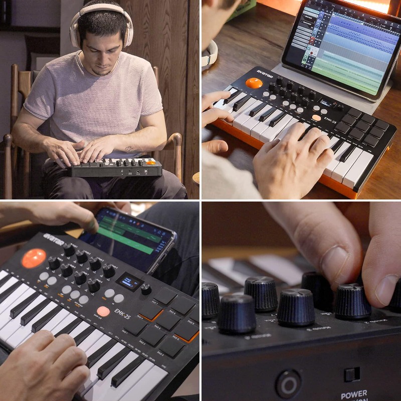 Av Atar EMK-25 Music Arranger  - مراجعة Midi Controller Pad وسعره