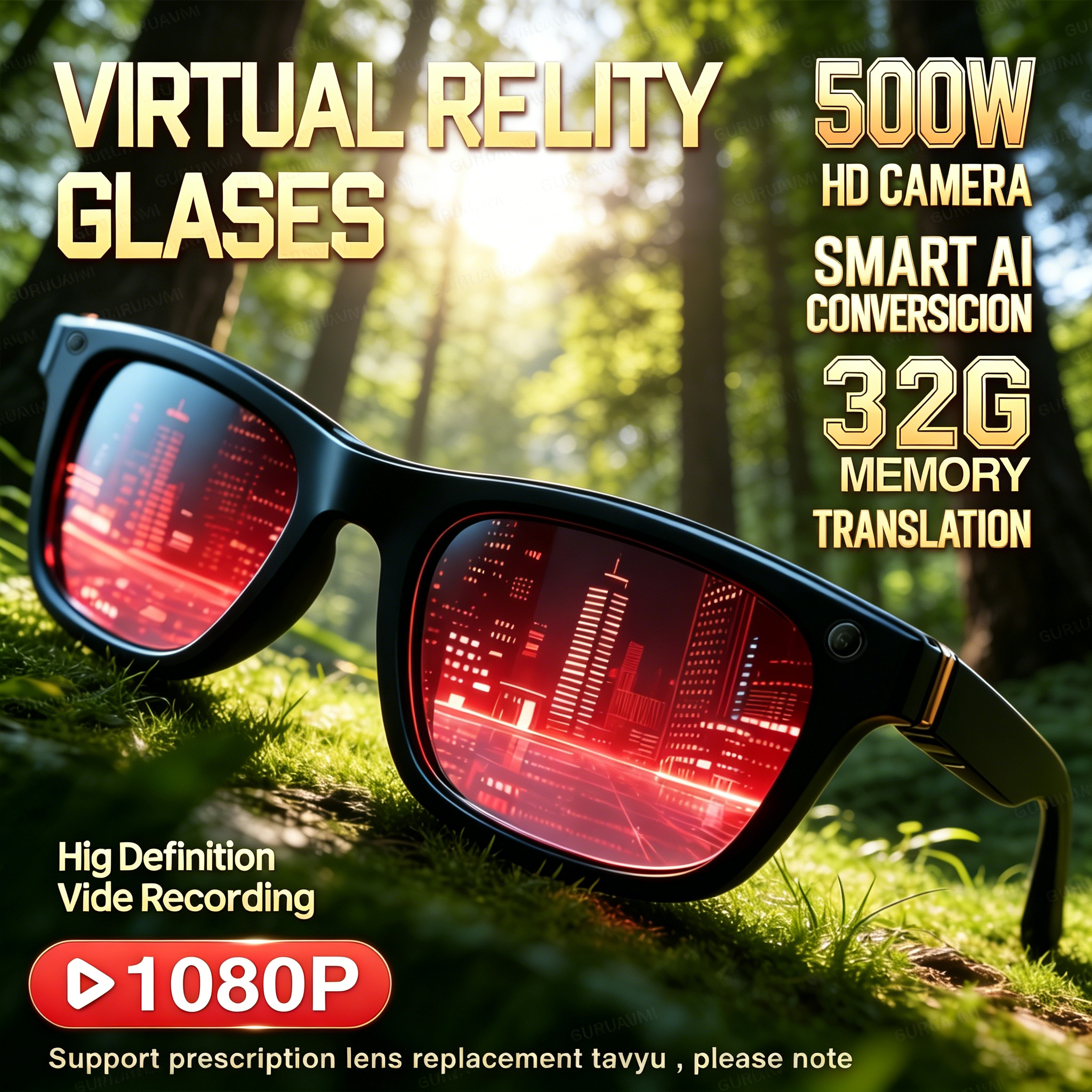 2026 New AI Smart Glasses with - مراجعة Mix Audio Music وسعره