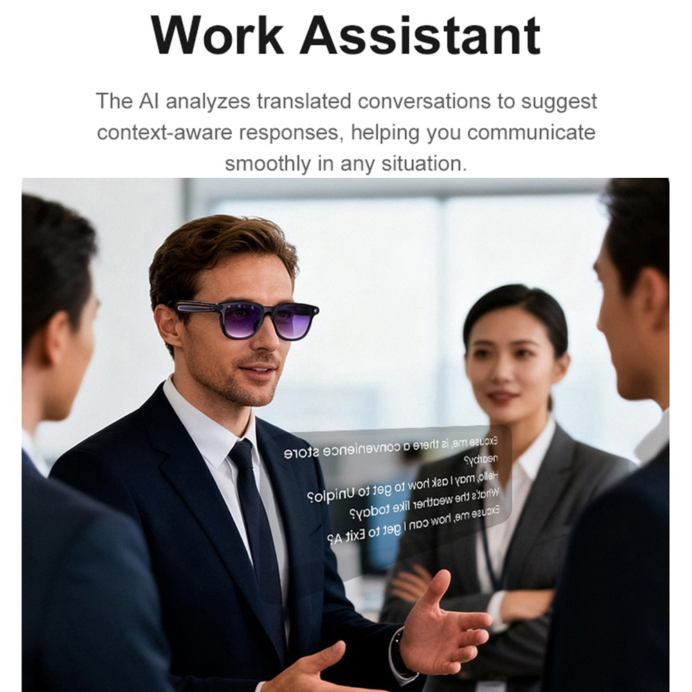 Smart Glasses AI Assistant Rea - مراجعة Audio Music Player وسعره