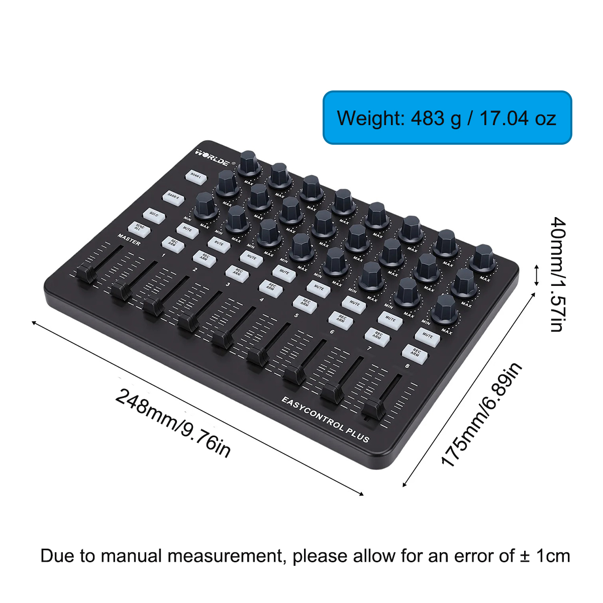 Worlde Easycontrol Plus USB MI - مراجعة Midi Controller Pad وسعره