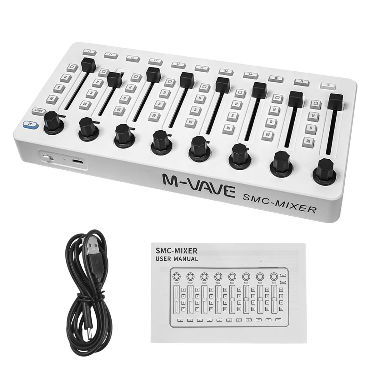 M-VAVE SMC-Mixer Wireless MIDI - مراجعة Midi Controller Pad وسعره