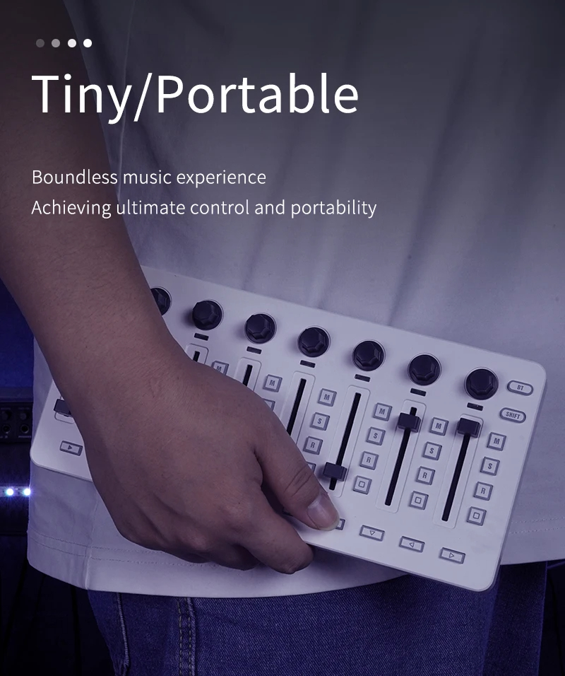 M-VAVE SMC-Mixer Wireless MIDI - مراجعة Midi Controller Pad وسعره