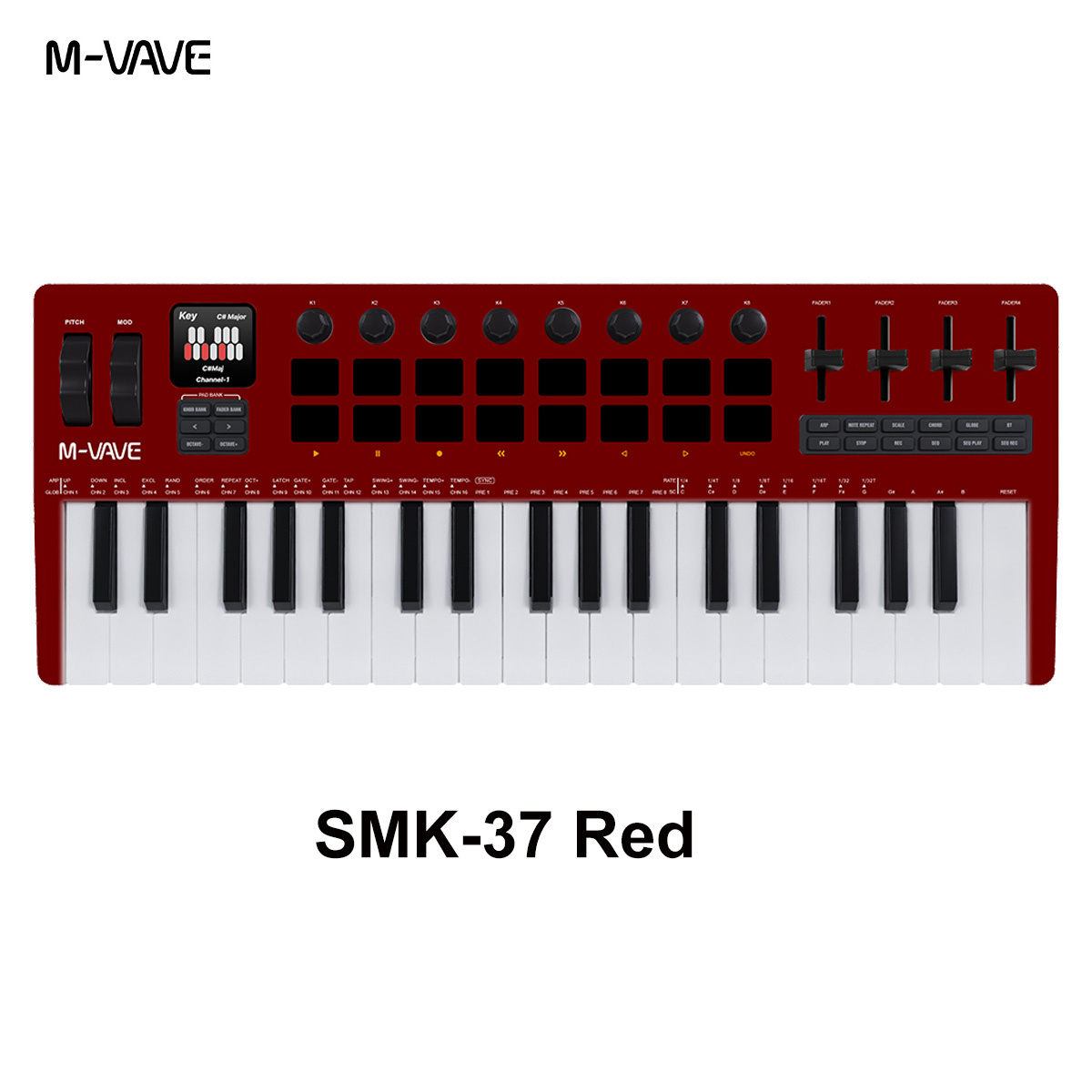 M-VAVE SMK-37 Pro New Wireless - مراجعة Midi Controller Pad وسعره