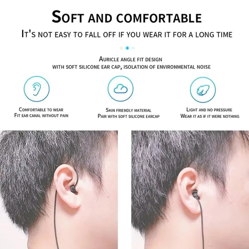 3.5mm Short Wired Headphones S - مراجعة Audio Music Player وسعره