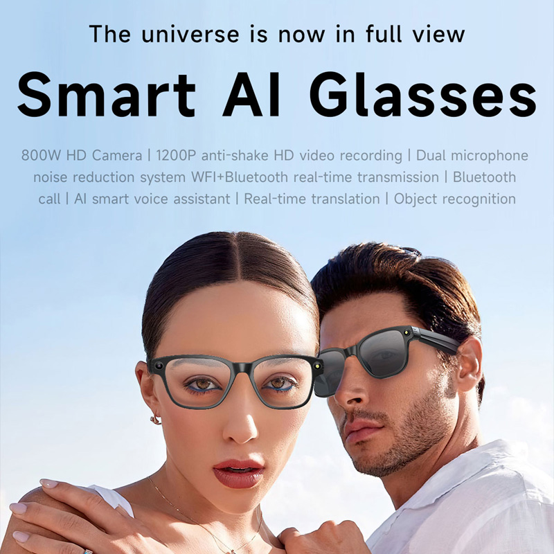AI Smart Glasses 8 Million Cam - مراجعة Audio Music Player وسعره
