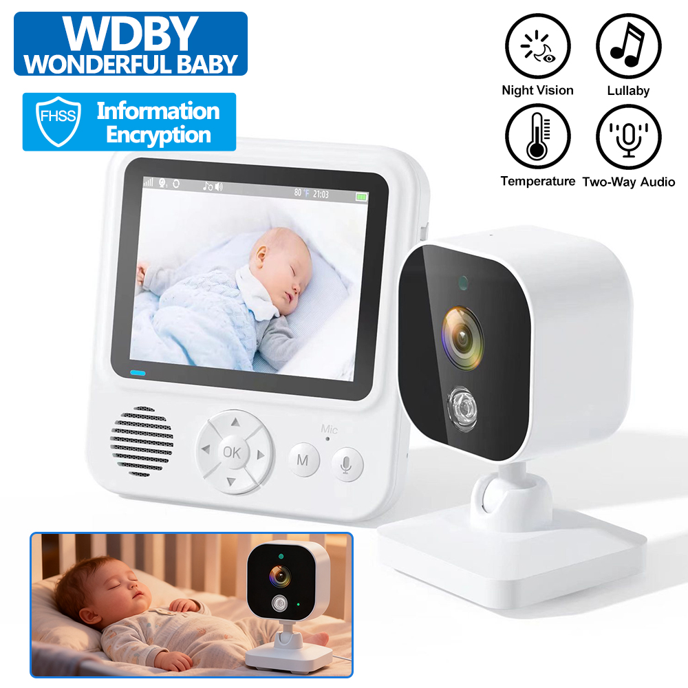 Wireless Baby Monitor 2.8'' LC - مراجعة Audio Music For Video وسعره