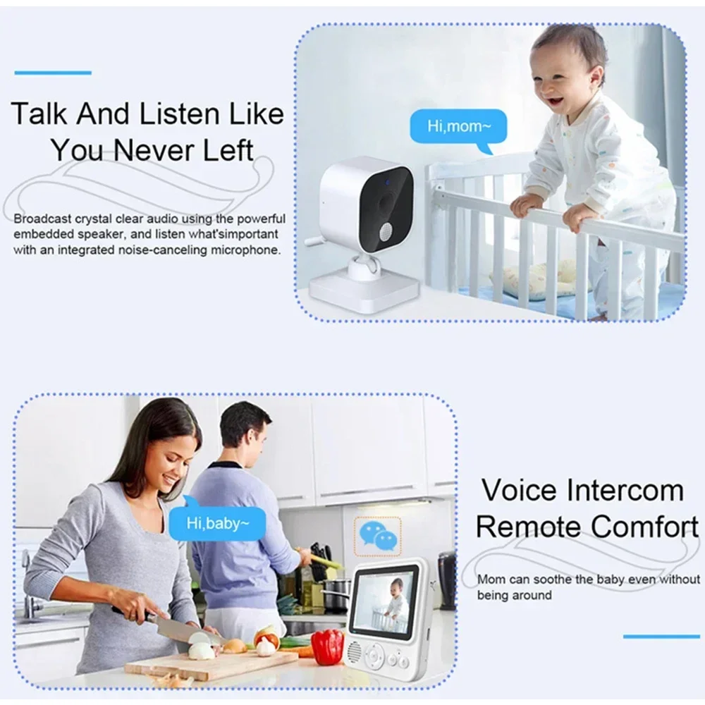 Wireless Baby Monitor 2.8'' LC - مراجعة Audio Music For Video وسعره