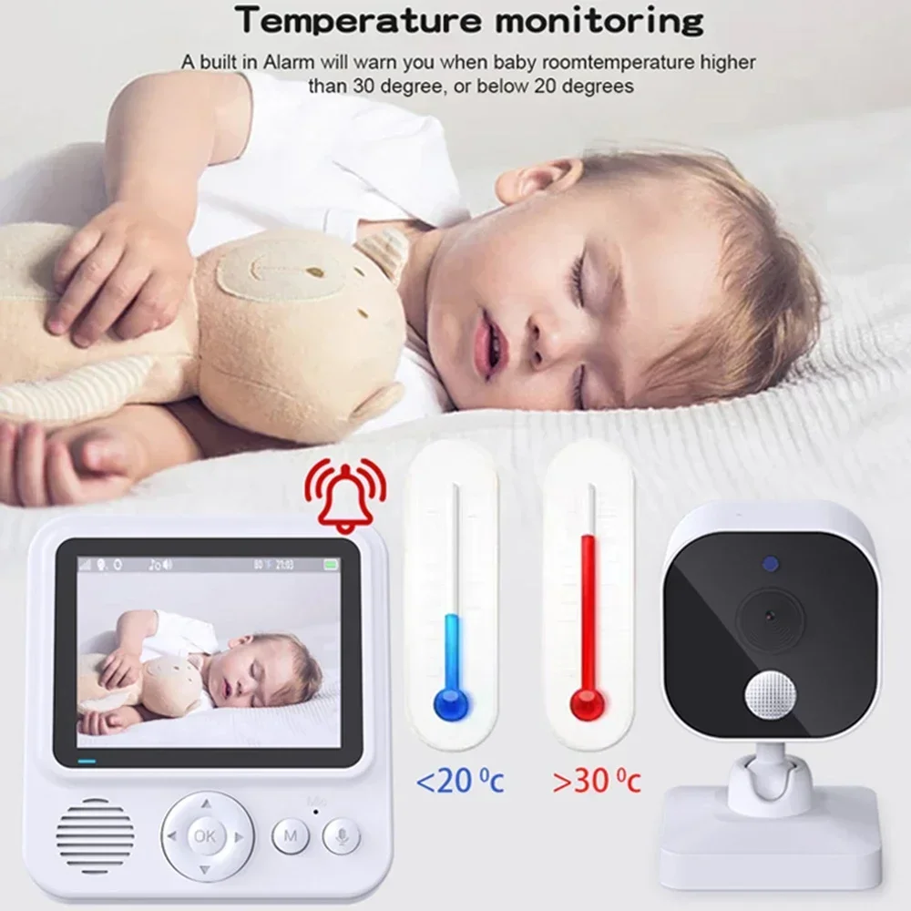 Wireless Baby Monitor 2.8'' LC - مراجعة Audio Music For Video وسعره