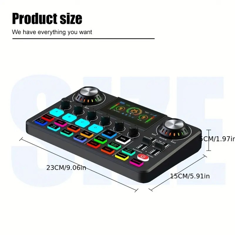 Audio Mixer, Live Sound Card w - مراجعة Audio And Music Mixer وسعره
