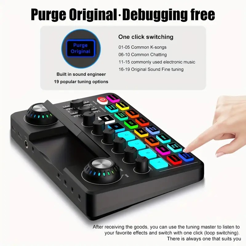 Audio Mixer, Live Sound Card w - مراجعة Audio And Music Mixer وسعره
