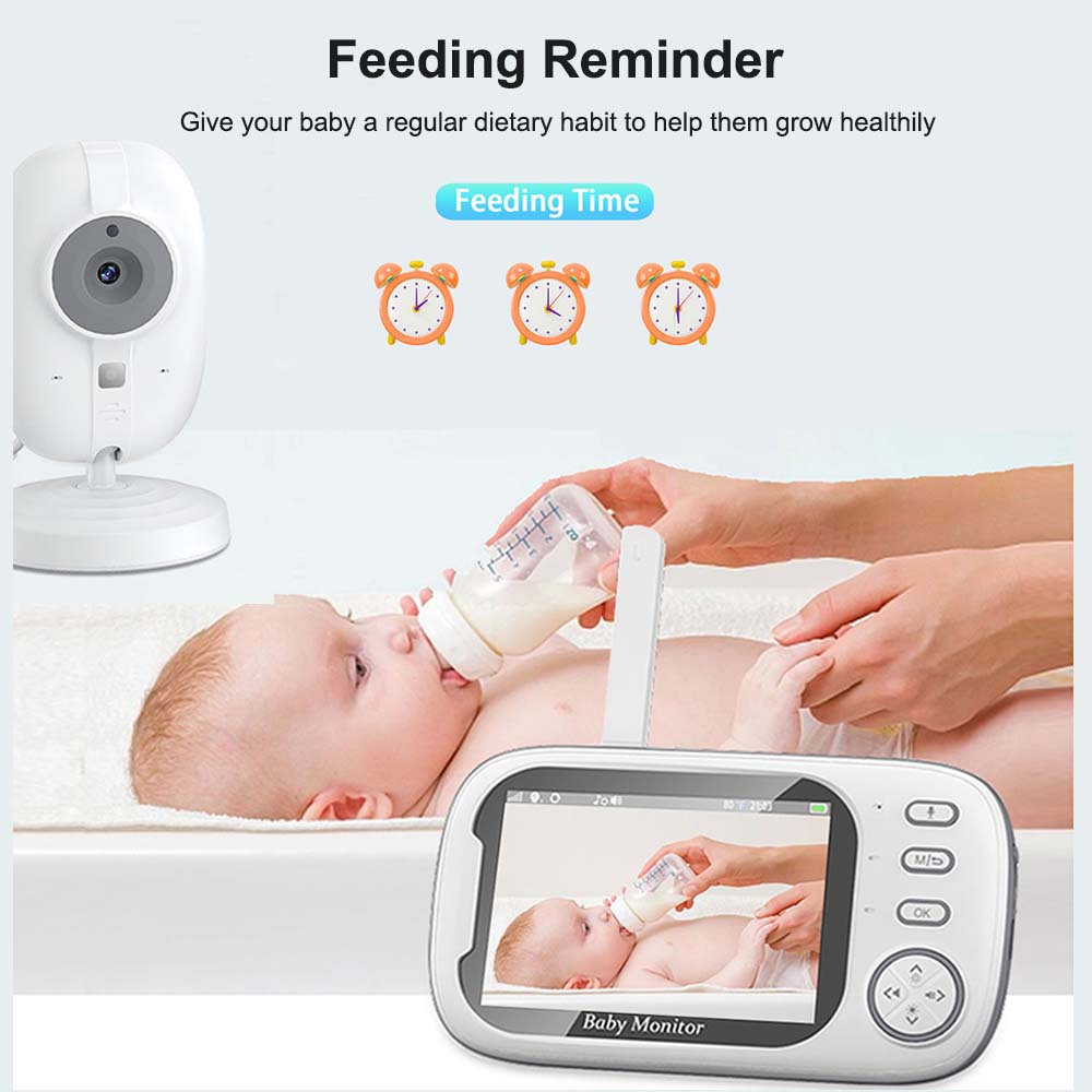 3.5'' Video Baby Monitor 2.4G  - مراجعة Audio Music For Video وسعره
