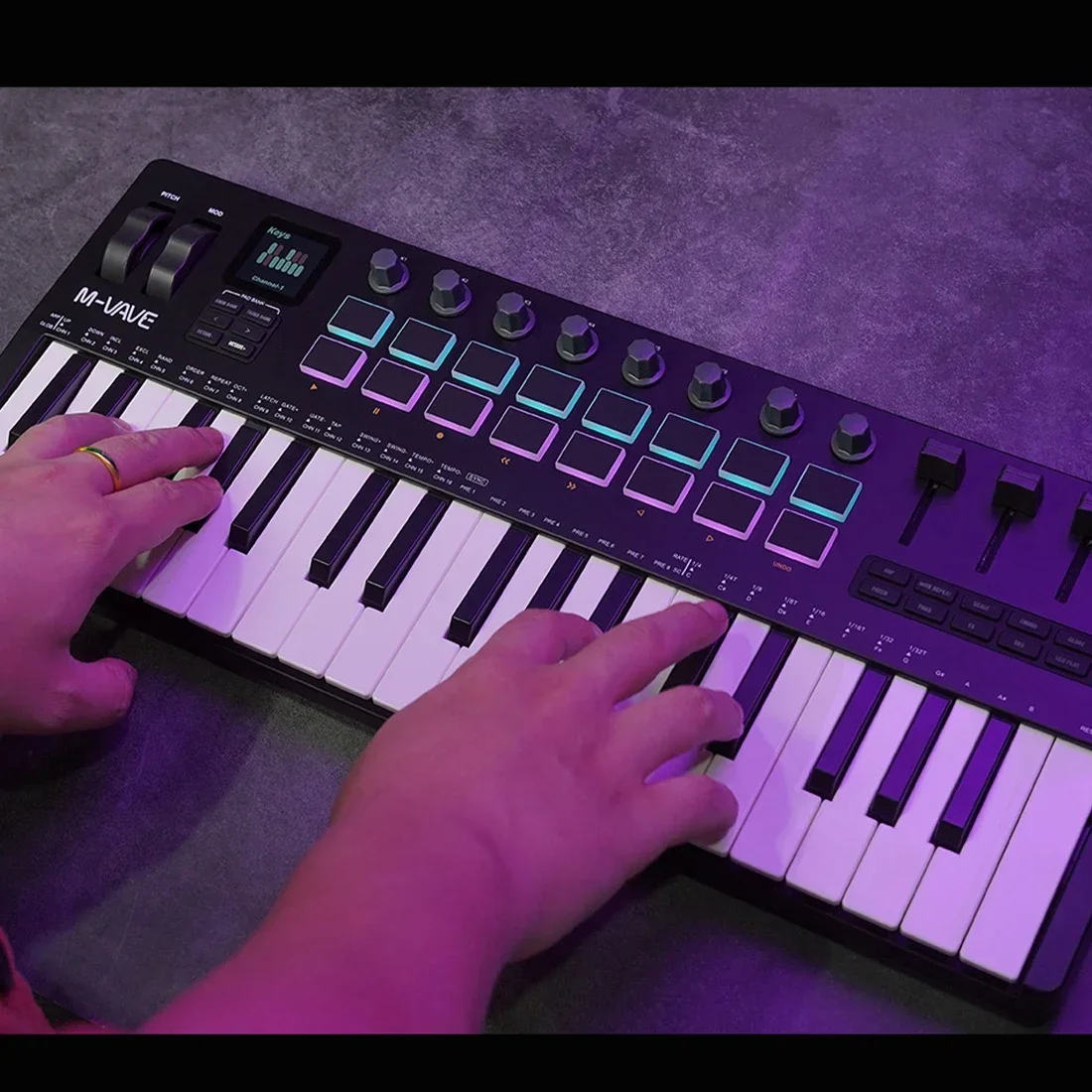 M-VAVE SMK-37 Pro 37-Key Porta - مراجعة Midi Controller Pad وسعره
