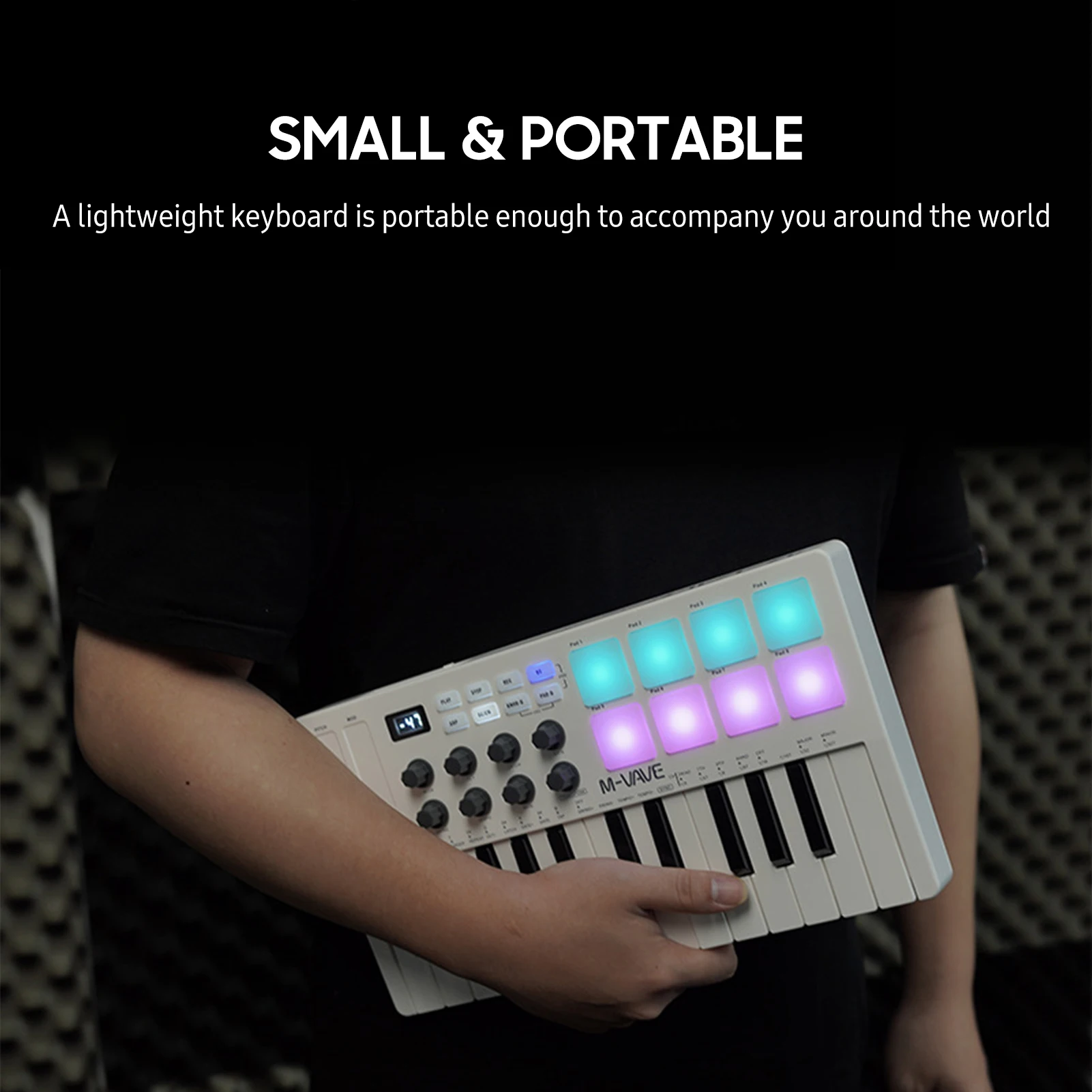 M-VAVE 25-Key MIDI Control Key - مراجعة Midi Controller Pad وسعره